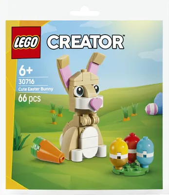 Immagine prodotto di LEGO Creator Adorabile Coniglietto di Pasqua 30716 Set da Costruzione 66 Pezzi 6 anni