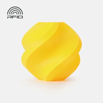 Image de Recharge PLA Basic Bambu Lab Jaune (10400) 1,75 mm 1 kg