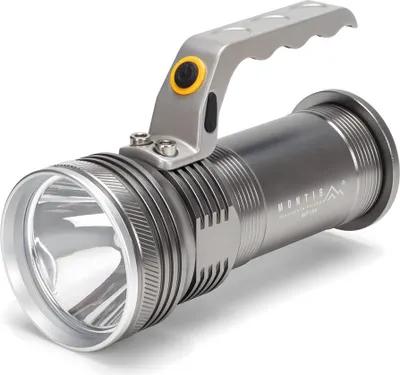 Zdjęcie produktu dla Montis Aluminiowa ręczna latarka akumulatorowa LED MT154, Latarka ręczna, Szary, Aluminium, Przyciski, LED, 5 W