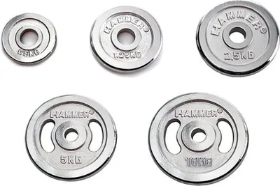 Produktbild von Finnlo Chrome 5kg Hantelscheibe Silber 5 kg Silber 5 kg