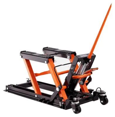 Obrázek produktu pro Hydraulický zvedák pro motocykly, nosnost 1500 liber, mobilní nůžkový zvedák, 1500 liber, 1500 liber