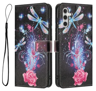 Immagine prodotto di Custodia a libro protettiva per Samsung Galaxy A17, A26, A16 4G 5G in Pelle finta e TPU con motivo