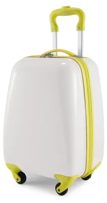 Immagine prodotto di HAUPTSTADTKOFFER For Kids - valigia per bambini, valigia per bambini, trolley per bambini, bagaglio a mano 24 litri, trolley per bambini ragazze ragazzi, regali X-Mas per bambini, bianco