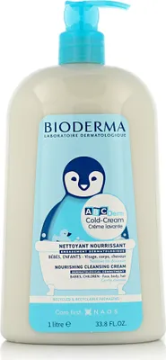 Image de Crème nettoyante nourrissante ABCDerm (Nourishing Cleansing Cream) 1000 ml