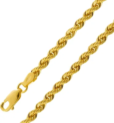 Produktbild von Kordel Armband Gelbgold 585 14 Karat halbmassiv 19