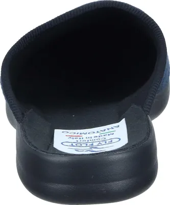 Produktbild von Fly Flot Herren Hausschuh Pantoffel anatomisches Fußbett Piumatech Sohle 220083, Größe:47 EU, Farbe:Blau