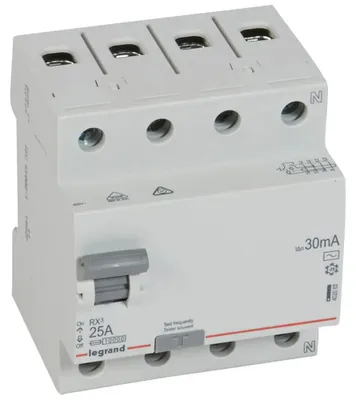 Image de RX3 25A/30MA/AC Interrupteur différentiel 25A 4P 4M 30MA AC 6KA