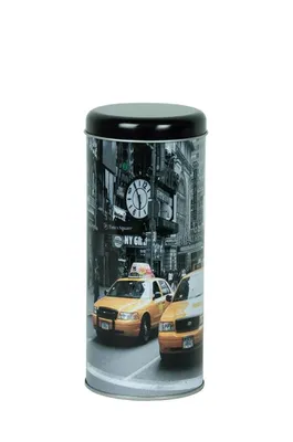 Produktbild von Kaffeepaddose Kaffeepad Dose Vorratsdose Kaffee Pulver Bohnen mit New York Motiv, Design:2