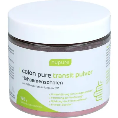 Obrázek produktu pro Nupure colon čistý tranzitní prášek psyllium husks 180 g
