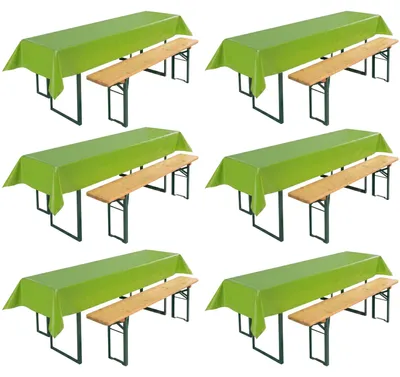 Produktbild von Beautex Party Tischdecke abwaschbar 100x250, für Biertisch geeignet