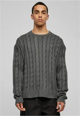 Image de Pánský svetr Urban Classics Boxy Sweater darkshadow - L