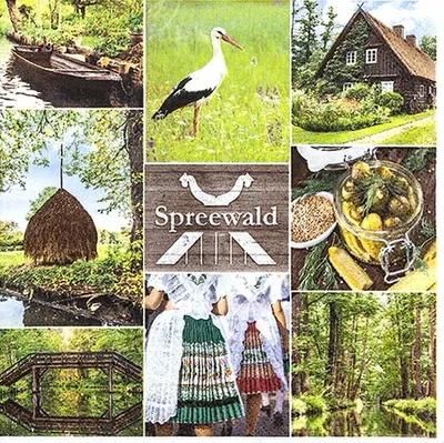 Obrázok produktu pre Ubrousky 33 x 33 cm – Spreewald