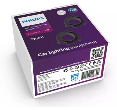 Für Ultinon Pro6000 H7 LED 2x Original Philips Adapter Ringe TYP H in der Farbe von Philips GmbH