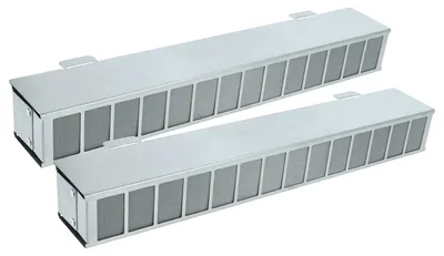 Produktbild von vhbw 2x Aktivkohlefilter Ersatz für Miele DKF 30-R für Dunstabzugshaube, Regenerierbar