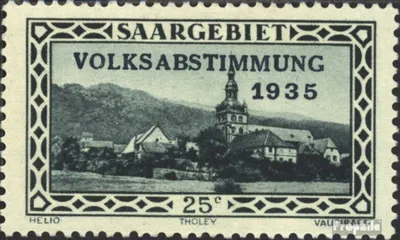 Produktbild von Briefmarken Saarland 1934 Mi 182 mit Falz Volksabstimmung 1935