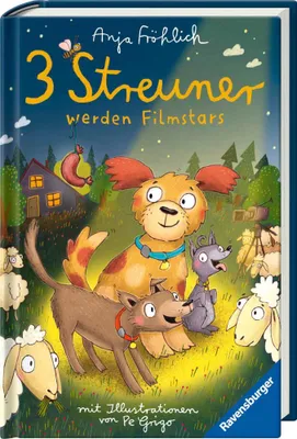 Obrázek produktu pro Ravensburger Buch Erzählendes Kinderbuch 3 Streuner werden Filmstars 40919
