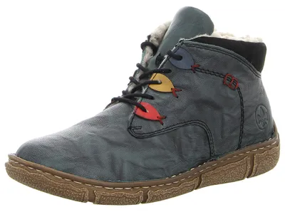 Zdjęcie produktu dla Sznurowane, wciągane i zapinane buty Rieker w kolorze zielonym, rozmiar 42