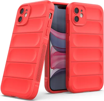 Obrázek produktu pro iPhone 11 Pouzdro, Měkké TPU Silikonové Nárazuvzdorné Ochranné Pouzdro pro iPhone 11 červené