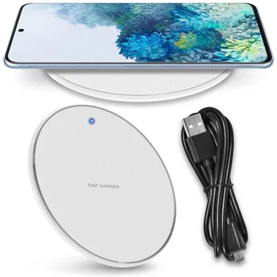 Produktbild von QI Kabelloses Schnell Ladegerät für Samsung Galaxy S20 S10 Serie Wireless Laden