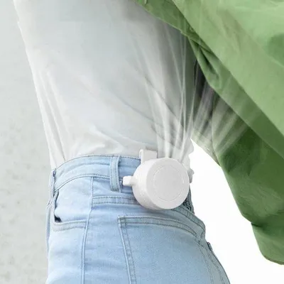 Immagine prodotto di Ventilatore USB compatto e portatile - Ventilatore portatile silenzioso - Rumorosità minima - Ventilatore di emergenza per l'estate