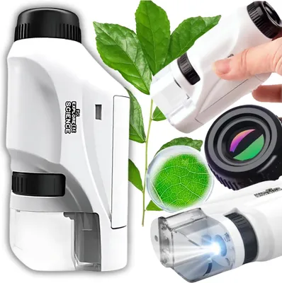 Immagine prodotto di Mini microscopio tascabile, giocattolo educativo portatile per bambini, regalo