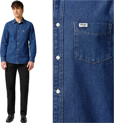 Immagine prodotto di Wrangler Camicia 1 punto uomo Pietra scura 112357190 W5x2015411