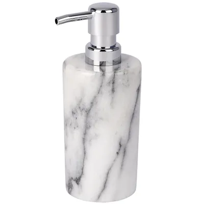 Produktbild von WENKO Seifen Spender Dosierer ONYX 230 ml Marmor Bad WC Küche Lotion Accessoires