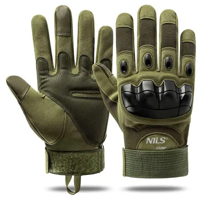 Productafbeelding van Tactische handschoenen, groen, maat XL, met duurzame bescherming