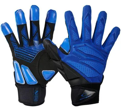 Image de Gants de Football américain Cutters Force 6.0 Lineman Bleu
