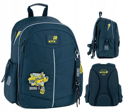 Obrázok produktu pre Ortopedický školský batoh pre chlapcov do 1. triedy Transformers Kite