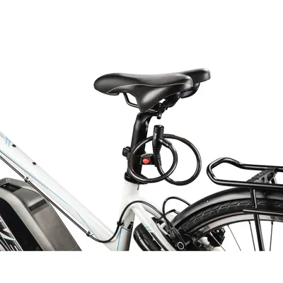 Immagine prodotto di Hama 00178109 Serratura a cavo nera da 650 mm per biciclette e moto (00178109)