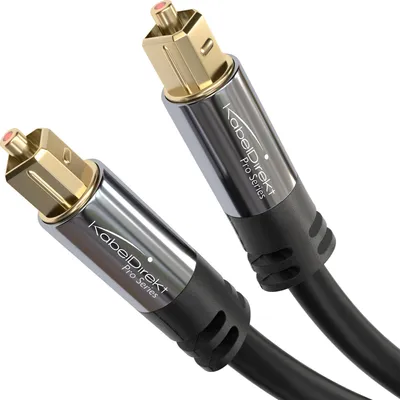 Produktbild von KabelDirekt – TOSLINK-Audiokabel – 6,1m – Soundbar