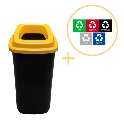 Immagine prodotto di Cestino per la raccolta differenziata Plafor da 28 l - Giallo