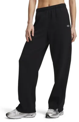 Zdjęcie produktu dla Spodnie Under Armour Rival Flc Straight – kolor: ultimate black, rozmiar: XXL
