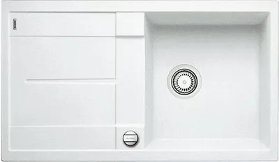 Produktbild von BLANCO METRA 5 S-F flächenbündige Spüle / SILGRANIT / weiß / reversibel / Excenter - inkl.