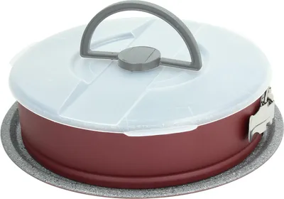 Obrázek produktu pro Tognana Porcellane W444434GGBO, Rozkládací forma na dort, Kulatý, Plochý povrch, 260 °C, Šedá, Červená, Uhlíková ocel, Plast