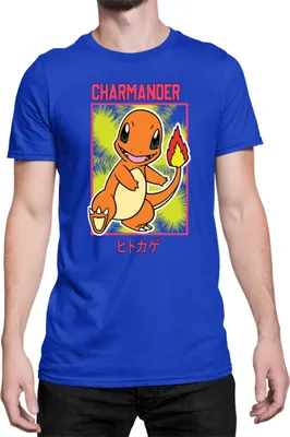 Immagine prodotto di Maglietta da uomo Japan Manga Anime Comics Pokemon 022, Man 3XL , Bleu