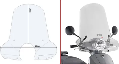 Immagine prodotto di Kit attacchi parabrezza per 7062A per SYM Fiddle 125 Euro 5