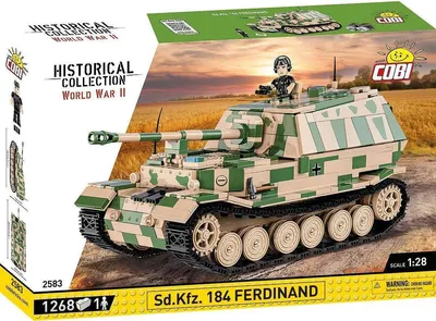 Obrázek produktu pro COBI Sd.Kfz. 184 Ferdinand, Sada na stavění, 10 rok/roky, 1268 kusů