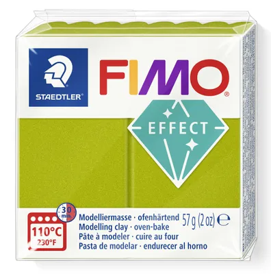 Produktbild von STAEDTLER FIMO effect 8010 Metallic ofenhärtende Modelliermasse Einzelprodukt, 57g, metallic grün