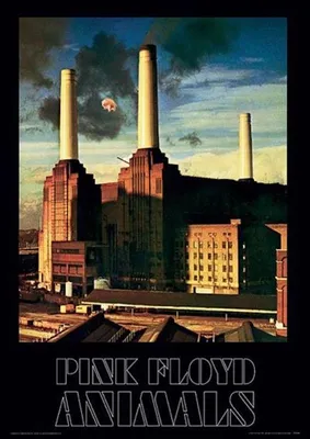Zdjęcie produktu dla Pink Floyd – Animals – Grafika artystyczna – 30 x 40 cm – Plakat