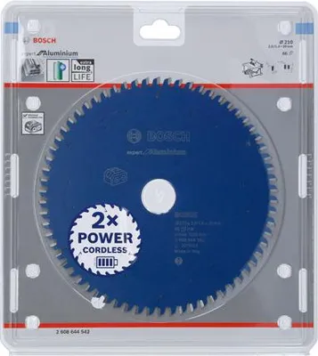 Produktbild von Kreissägeblatt für Akkusägen Expert for Aluminium, 210 x 2/1,4 x 30, 66 Zähne