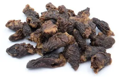 Produktbild von Hühnerherzen getrocknet 500 Gramm Hundesnack Kausnack Hundeleckerlie getreidefrei für Hunde natürlich ohne Zusätze