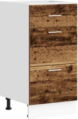 Obrázok produktu pre vidaXL Spodná skrinka Lyon vzhľad regenerovaného dreva 40x46x81,5 cm materiál na báze dreva