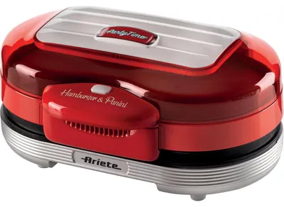 Produktbild von Ariete 205R Party Time Hamburger Maker rot, 1.200 Watt