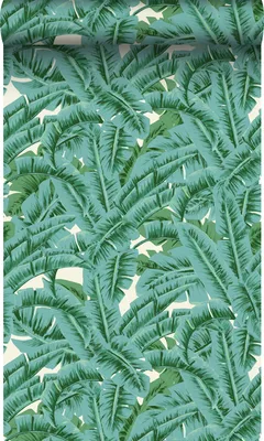 Zdjęcie produktu dla Origin Wallcoverings Tapeta liście palmowe zielonym 53 cm x 10.05 m
