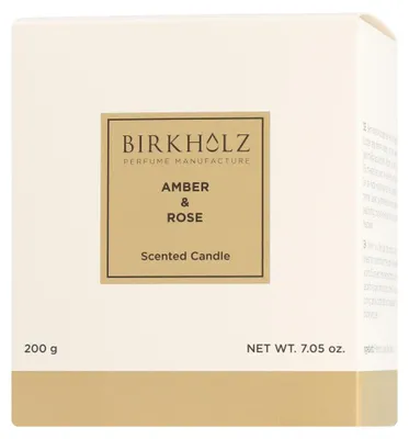 Obrázok produktu pre Kolekcia vonných sviečok Birkholz Amber & Rose (200 g)