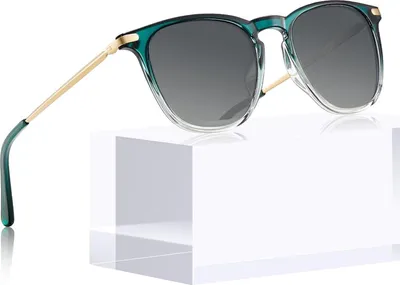 Produktbild von Damen Sonnenbrille Vintage Polarisiert UV 400 Schutz Blaulichtfilter Acetat-Rahmen