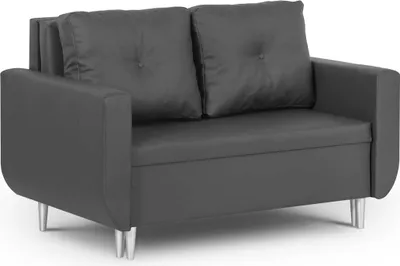 Produktbild von 2-Sitzer-Sofa mit Schlaffunktion ROT - Dunkelgrau
