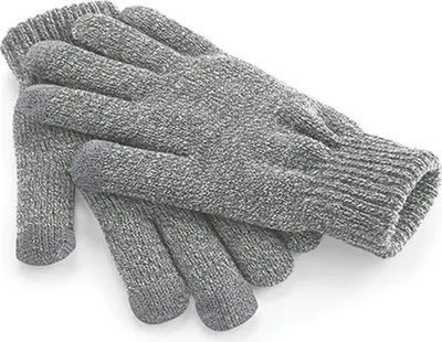 Immagine prodotto di Beechfield Uomo Donna Guanti TouchScreen Smart Guanti 2 Taglie (Grigio, S/M)